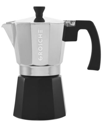 Плита GROSCHE Milano Tuxedo для приготовления эспрессо на 9 чашек Moka Pot