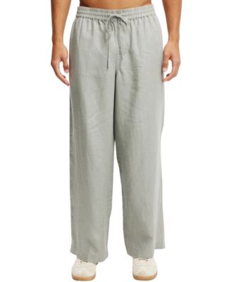 Мужские супер-мешковатые льняные брюки ИЗ ХЛОПКА НА подкладке 13990₽