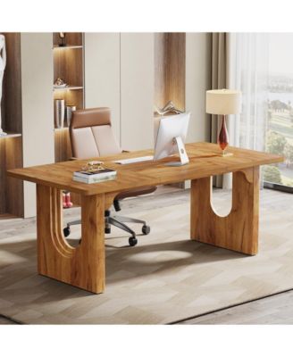 Современный рабочий стол руководителя Tribesigns, Большой офисный компьютерный стол 70,9