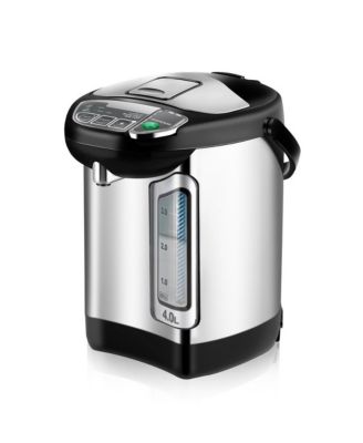 Цифровой дозатор горячей воды NutriChef объемом 4 л, бойлер быстрого приготовления с автоматической подачей, Нержавеющая сталь