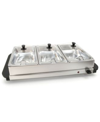 Электрический буфетный стол Elite Cuisine емкостью 5 Кварт из нержавеющей стали