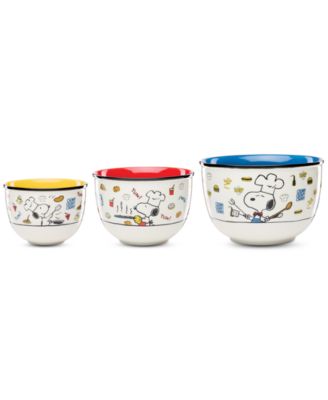 Миски Lenox Chef Snoopy Bowls, набор из 3 штук