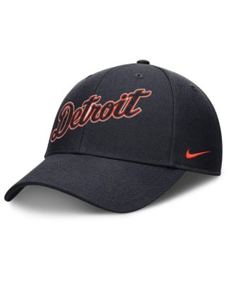 Мужская темно-синяя кепка Nike Detroit Tigers Rise из габардина с регулируемой посадкой