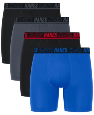 Мужские трусы-боксеры Hanes 4pk. Мужские трусы-боксеры Ultimate MOVES Support Boxer Brief