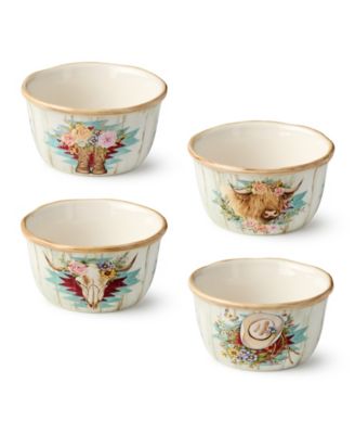 Сертифицированные международные вазочки для мороженого из розового дерева, набор из 4 штук