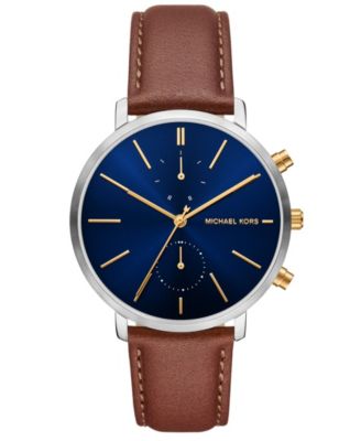 Мужские многофункциональные наручные часы Michael Kors Blake из натуральной кожи, 42 мм