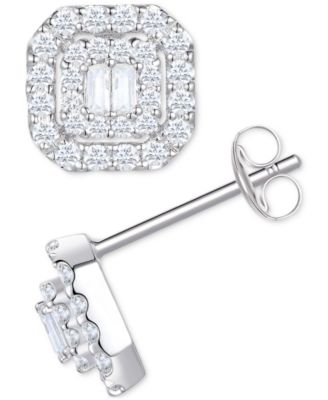 Серьги-гвоздики Macy's с бриллиантами 0,5 кт в 14k, желтые
