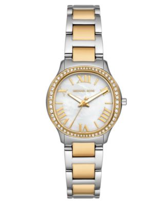 Женские двухцветные часы Michael Kors Sage из нержавеющей стали, 31 мм