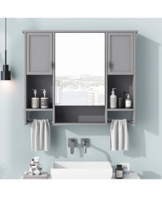 Современный настенный шкаф для хранения вещей в ванной комнате Flynama 35 