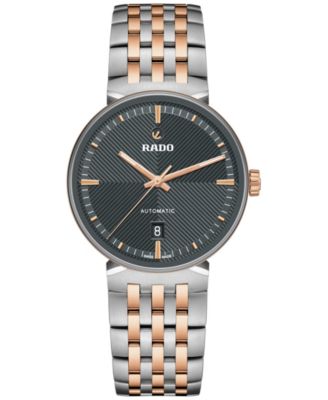 Rado Унисекс Швейцарские автоматические часы Florence с двухцветным браслетом из нержавеющей стали 39 мм