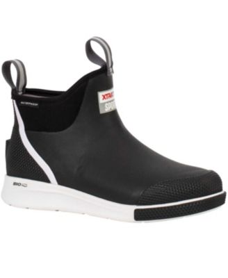 Мужские ботильоны XTRATUF на плоской подошве Sport черного цвета