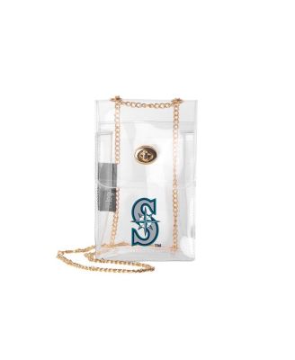 Сумка через плечо Logo Brands Seattle Mariners прозрачная, белая