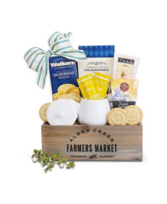 Подарочные корзины Alder Creek Чайный поднос Подарочная корзина из 9 предметов