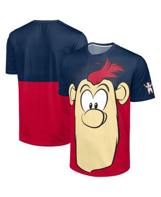 Мужская футболка-талисман FOCO с большим логотипом Atlanta Braves темно-красного цвета