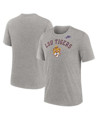 Мужская футболка Nike Heather Gray LSU Tigers Legacy Arch Tri-Blend от Nike