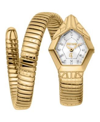 Женские золотые часы-браслет из нержавеющей стали Just Cavalli, 23 мм из золота