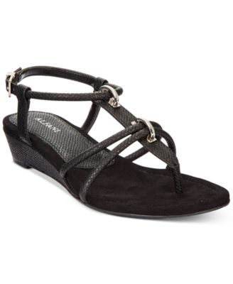 alfani black sandals