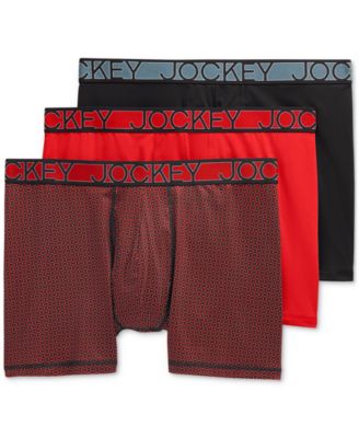 Боксерские трусы Jockey® Active из микрофибры толщиной 5 дюймов, 3 упаковки