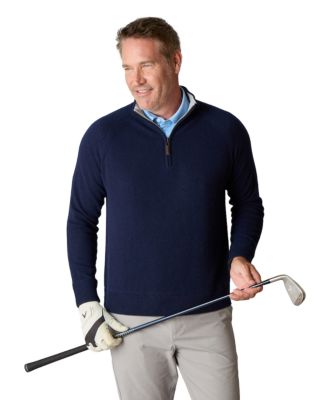 Роскошный мужской кашемировый свитер на подкладке с застежкой на четверть молнии, не вызывающий зуда