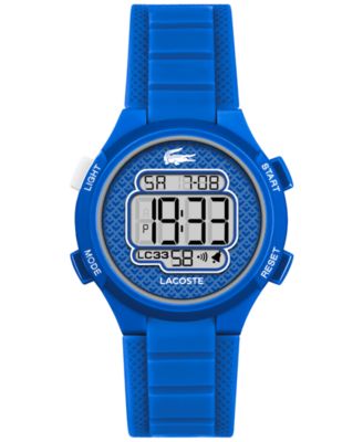 Часы Lacoste Kid's LC33 с синим силиконовым ремешком, 32,6 мм