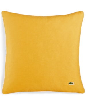 Lacoste Caravelle 18" Square Linen Decorative Pillow Bedding