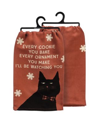 Примитивы от Кэти, ты готовишь, Я буду смотреть, как ты готовишь Набор кухонных полотенец для кошек.