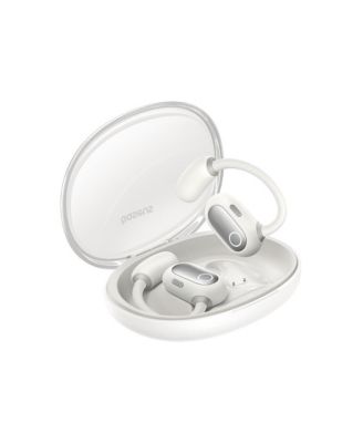 Наушники Baseus с открытыми ушами Настоящие беспроводные наушники Bluetooth 5.3 с открытыми ушами Спортивные наушники белого цвета