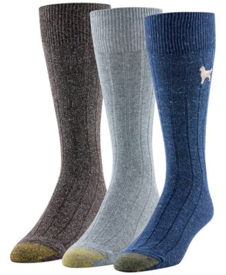 Мужские носки Hampton Crew с усиленным носком и вышивкой Gold Toe из 3-х упаковок