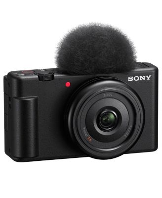 Видеорегистратор Sony ZV-1F, Черный комплект с программным обеспечением Corel для Mac, SD-карта емкостью 32 ГБ, Сумка через плечо черного цвета