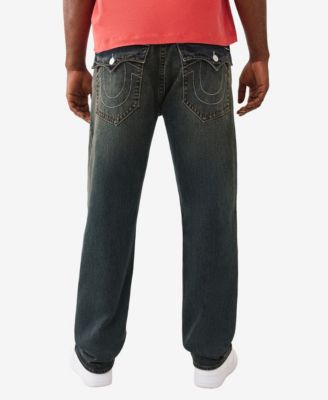 Мужские джинсы-боби True Religion с мешковатыми карманами с клапанами