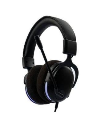 Наушники RadioShack Gaming с высококачественным звуком 40 мм, двумя разъемами 3,5 мм и USB-A, RGB-подсветкой, максимальной чувствительностью 100 дБ 3304406 черные