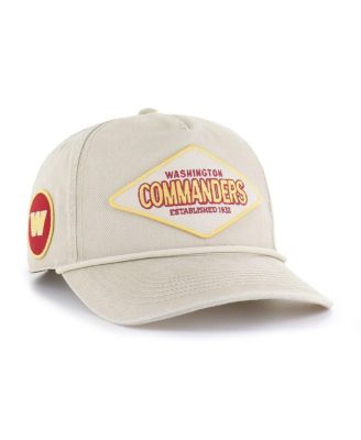 Мужская брендовая шляпа Washington Commanders Cairn Hitch с регулируемой посадкой цвета хаки 47-го года выпуска, коричнево-бежевая