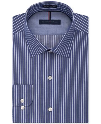 tommy hilfiger men's athletic fit dress shirt