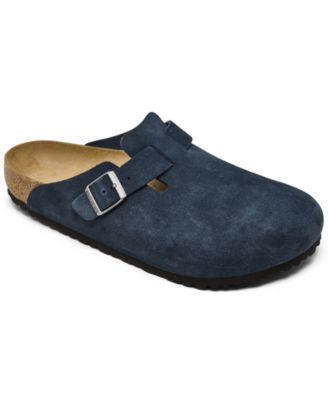 Мужские сабо Birkenstock из бостонской замши и кожи Birko-Flor от Finish Line