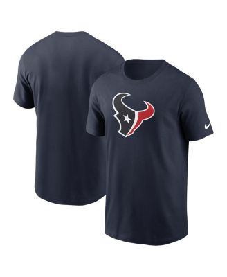 Мужская футболка Nike Navy Houston Texans с логотипом Rewind Essential