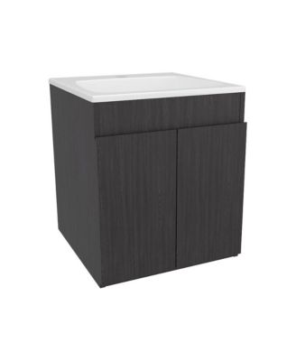 Туалетный столик Tuhome Meka 17.7" из МДФ, черный