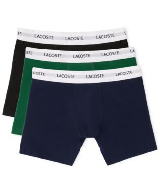 Мужские трусы-боксеры Lacoste с логотипом Regular Fit из 3-х упаковок