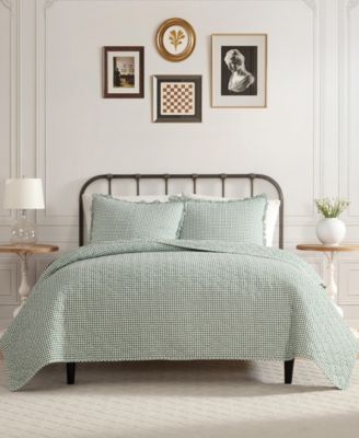 Комплект стеганых одеял из хлопка в полоску от Laura Ashley Gracie, 3 предмета, King