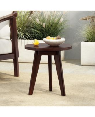 Торцевой столик Streamdale Furniture Funky Mod из акации коричневый