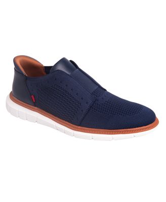 Мужские оксфорды Marc Joseph New York South Street с технологией Hands-Free Slip On Technology из легкой сетки синего цвета