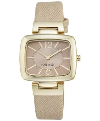 Женские часы Nine West на ремешке из натуральной кожи 36mm NW/1856NTNT