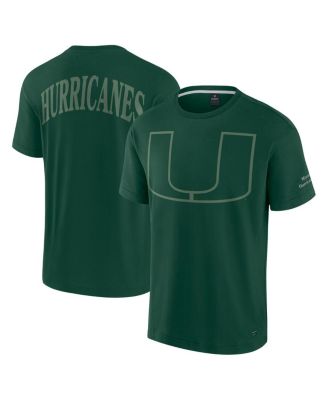 Культовая мужская футболка Fanatics Men's Green Miami Hurricanes