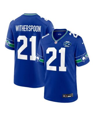Мужская майка Nike от Devon Witherspoon Royal Seattle Seahawks Alternate 2 с 50-м игровым сезоном.