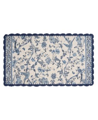 Хлопчатобумажный коврик-бегун Laura Ashley, вязаный крючком, 26 