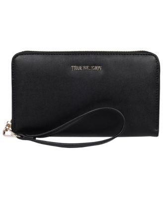 Кошелек True Religion East/West на молнии черного цвета