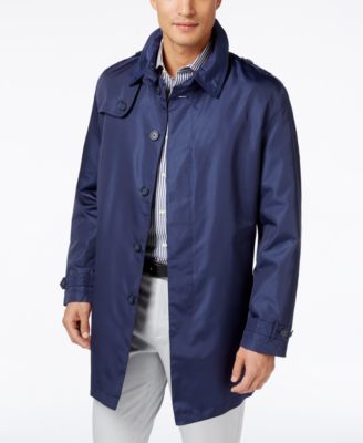 tommy hilfiger blue rain jacket