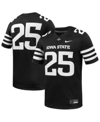 Мужская футболка Nike 1 Black Iowa State Cyclones Неприкасаемая копия игровой майки черного цвета