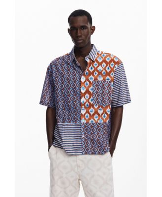 Мужская рубашка Desigual с коротким рукавом и солнцами