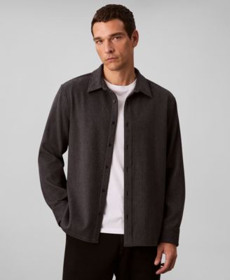 Мужская легкая рубашка Calvin Klein на пуговицах