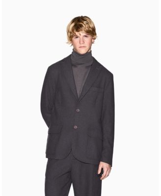 Мужской уютный шерстяной блейзер с карманами от Armani Exchange A|X